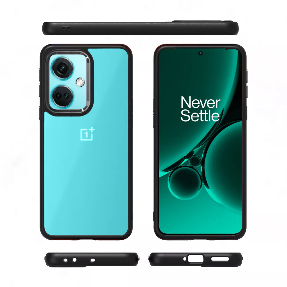 Oneplus Nord Ce 3 5G Back Cover Case Metal Camera Guard Hard Acrylic Clear Back
