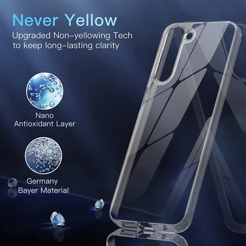 Samsung Galaxy S23 Fe 5G Back Cover Crystal Clear Hard Tpu