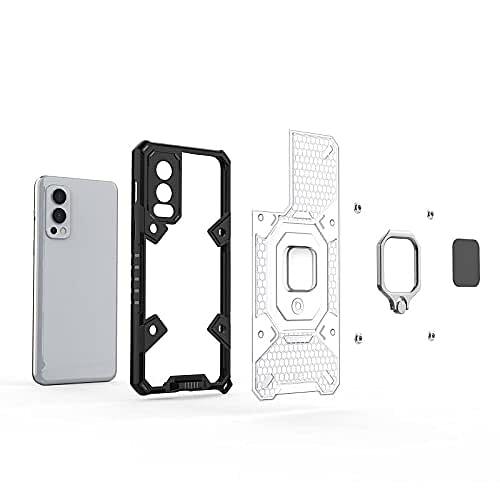 Oneplus Nord 2 5G Back Cover Armor With Ring Holder