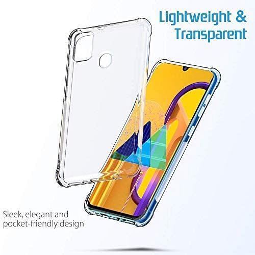 Samsung Galaxy M21 Back Cover Case Soft Transparent Stylish M21 2021 Edition M30S Back Cover Case Soft Transparent Stylish