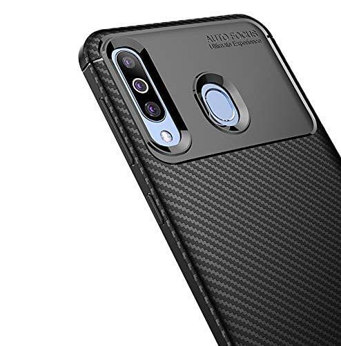 Samsung Galaxy M30 Back Cover Case Carbon Fiber