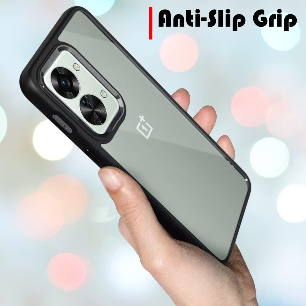 Oneplus Nord 2T 5G Back Cover Case Metal Camera Guard Hard Acrylic Clear Back