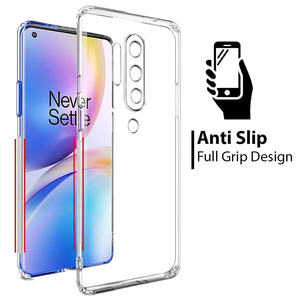 Oneplus 8 Pro Back Cover Case Camera Protection Transparent