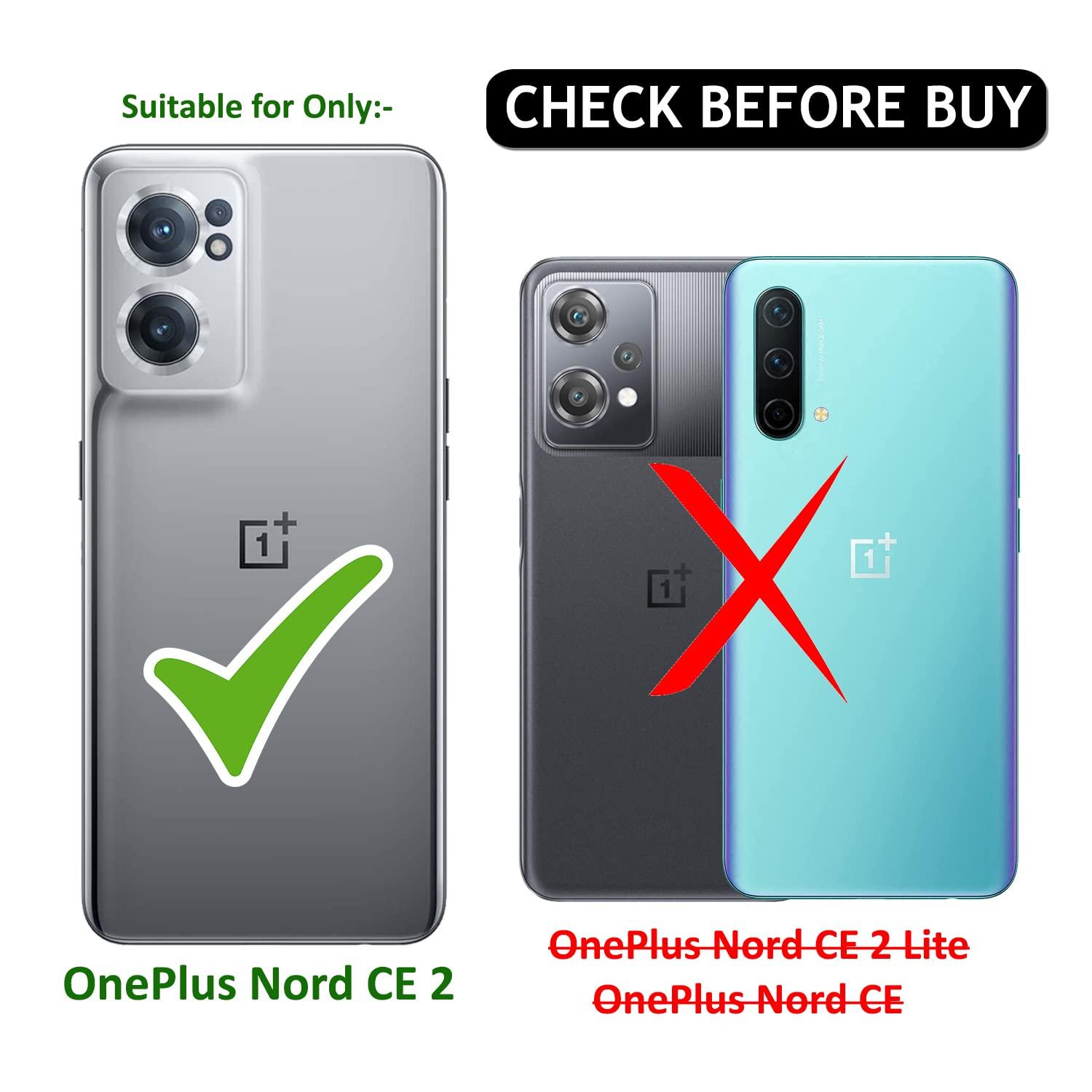 Oneplus Nord Ce 2 5G Back Cover Case Metal Camera Guard Hard Acrylic Clear Back