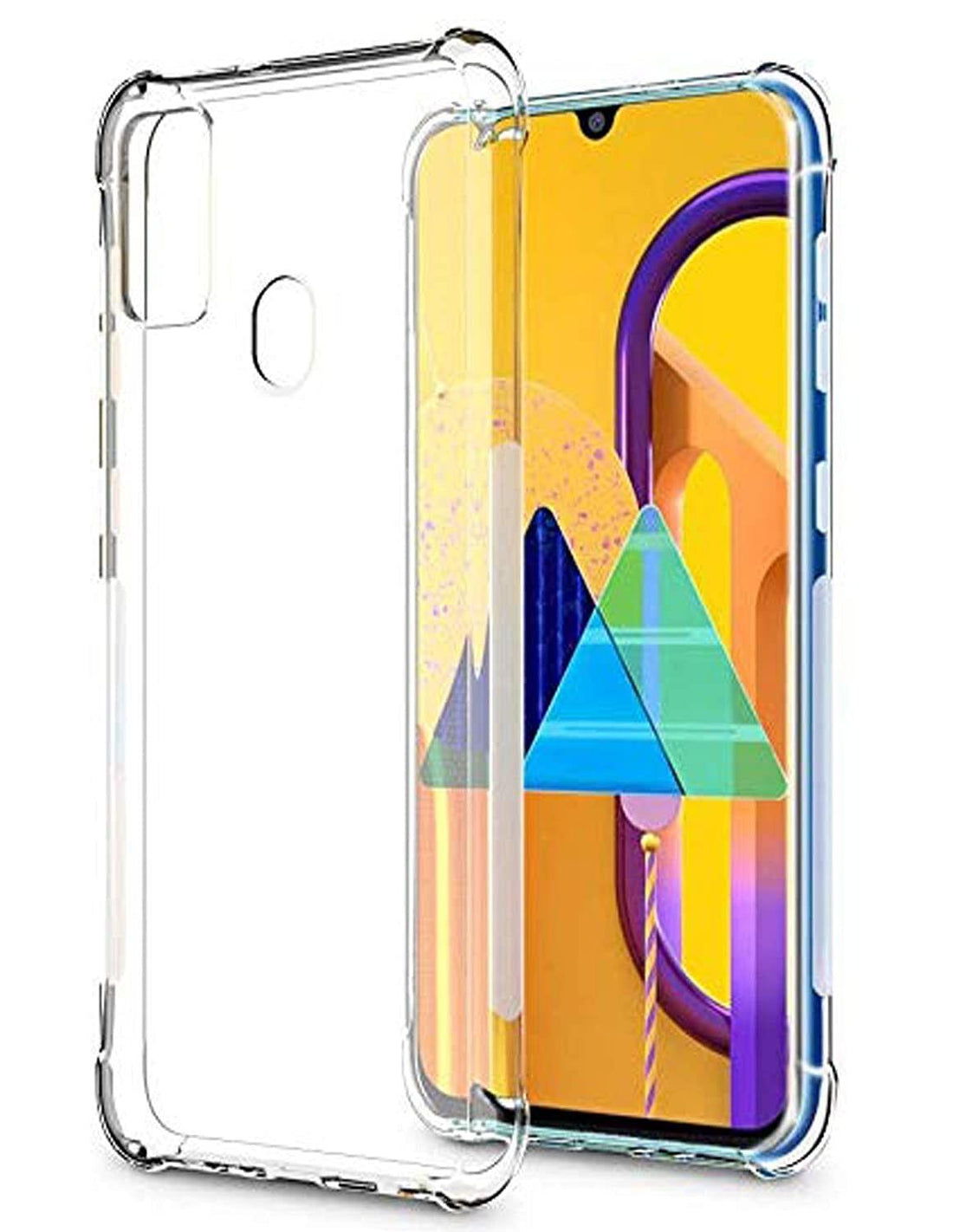 Samsung Galaxy M21 Back Cover Case Soft Transparent Stylish M21 2021 Edition M30S Back Cover Case Soft Transparent Stylish