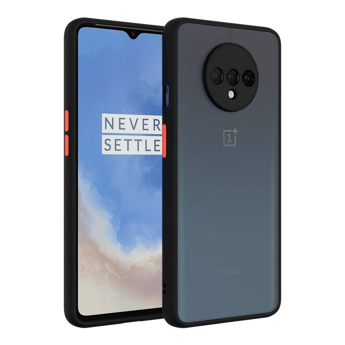 Oneplus 7T Back Cover Case Smoke