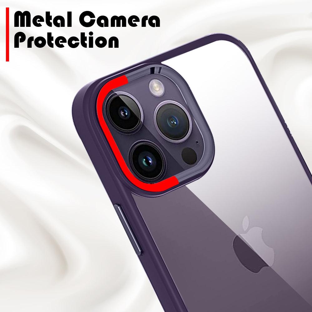 Iphone 14 Pro Back Cover Case Metal Camera Guard Acrylic Clear 6 1 Inch