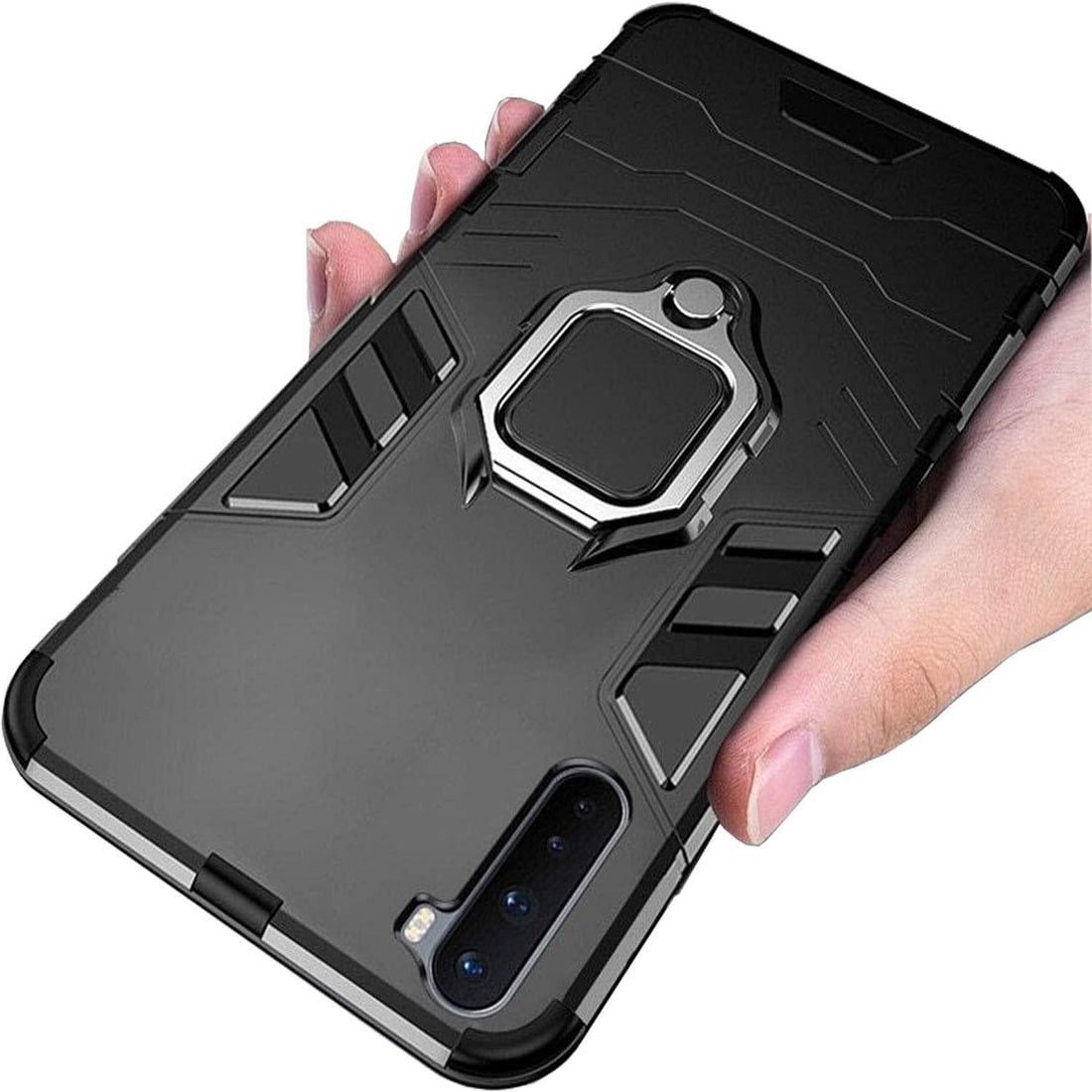 Oneplus Nord Back Cover Armor With Ring Holder