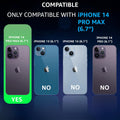 Apple Iphone 14 Pro Max Back Cover Crystal Clear Hard Tpu