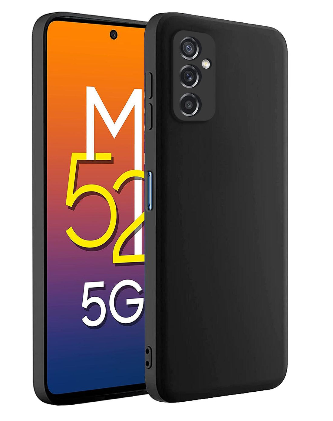Samsung Galaxy M52 5G Back Cover Case Liquid Silicone