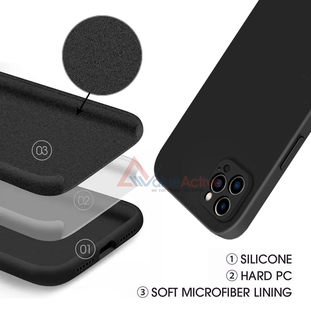 Iphone 12 Pro Back Cover Case Liquid Silicone