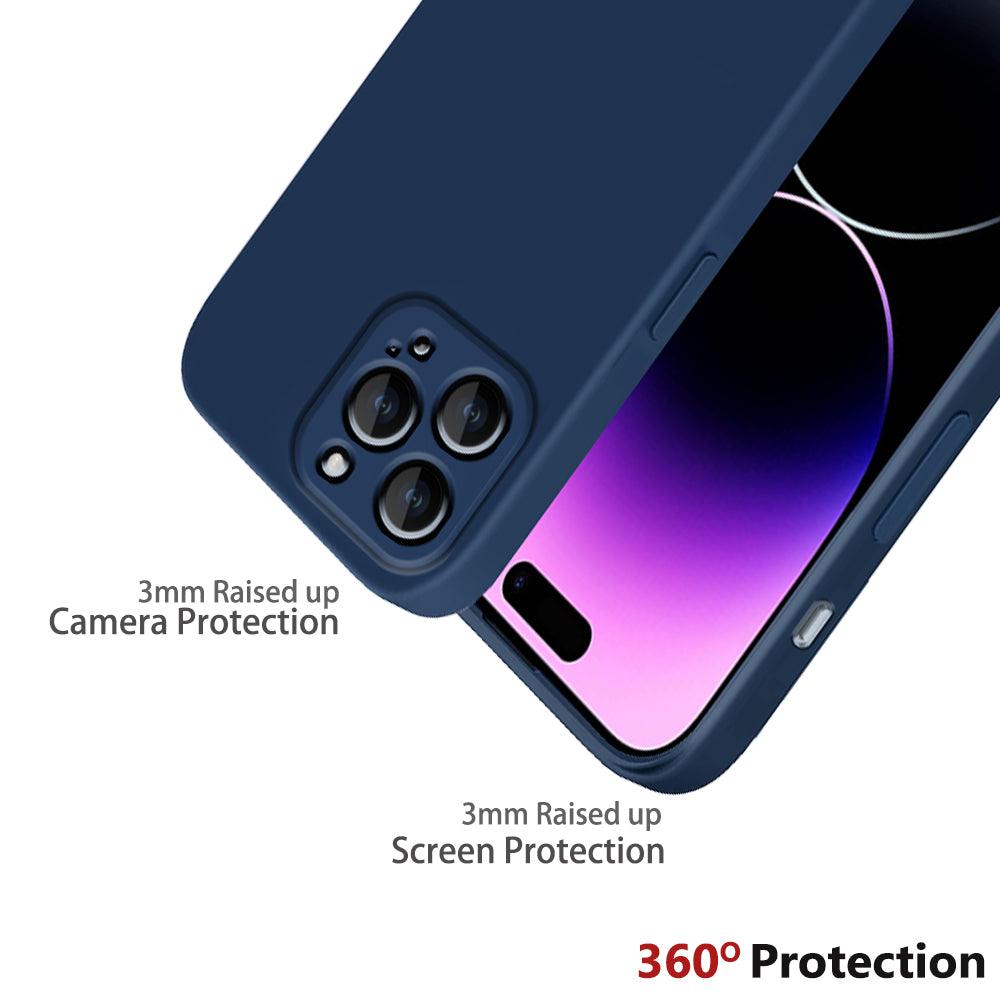 Iphone 14 Pro Max Back Cover Case Liquid Silicone