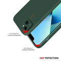 Iphone 13 Back Cover Case Liquid Silicone