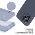Iphone 14 Pro Back Cover Case Liquid Silicone