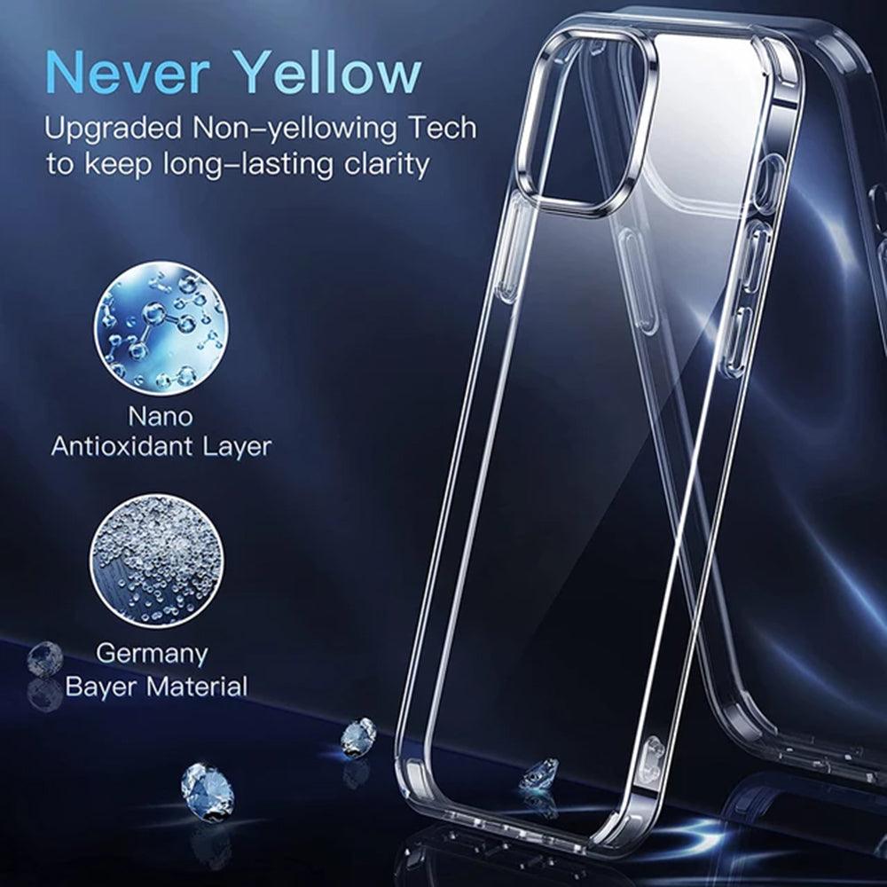Apple Iphone 13 Back Cover Crystal Clear Hard Tpu