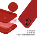 Iphone 13 Back Cover Case Liquid Silicone