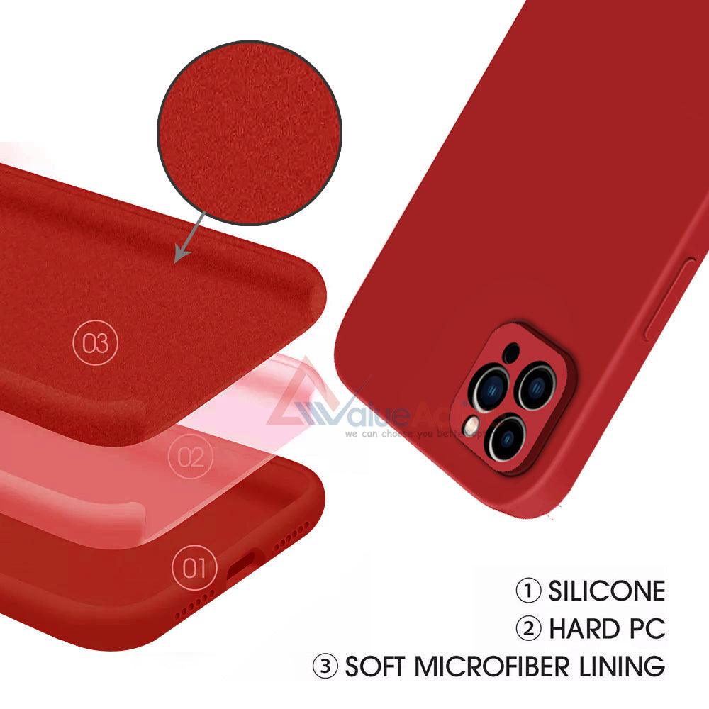 Iphone 13 Pro Max Back Cover Case Liquid Silicone