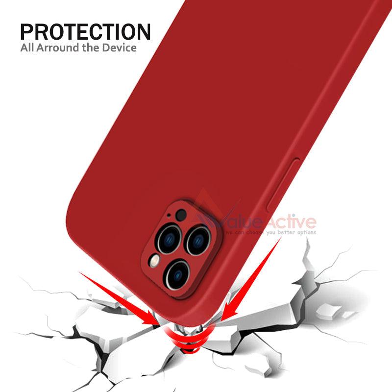 Iphone 12 Pro Back Cover Case Liquid Silicone
