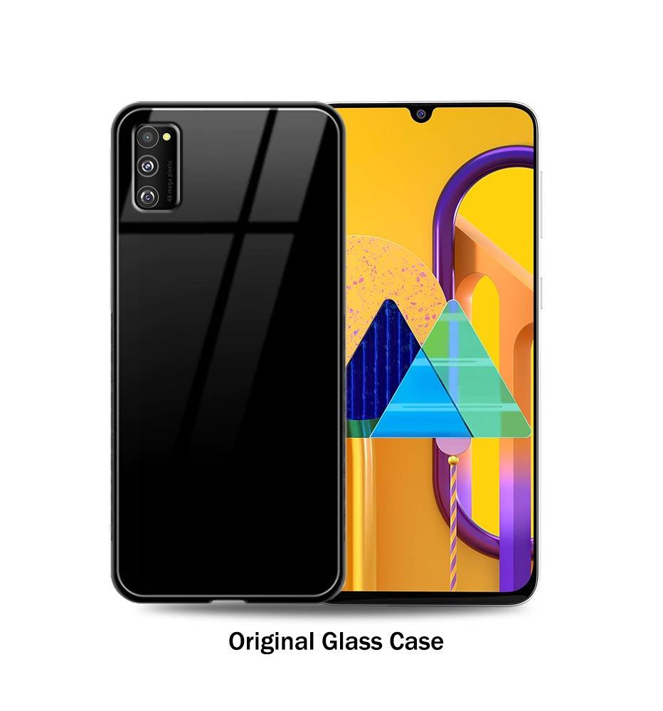 Valueactive Glass Back Case Cover For Samsung Galaxy M30S