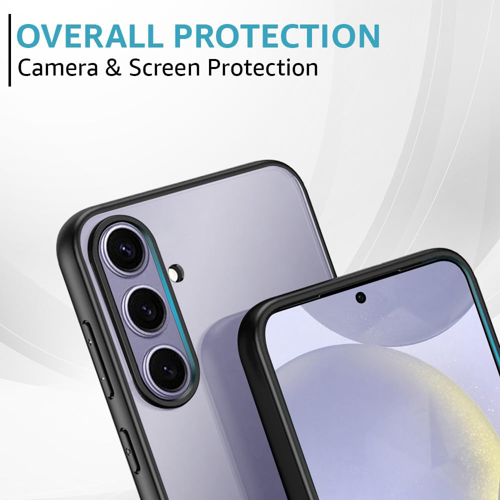 Samsung Galaxy S24 5G Back Cover Case Camera Guard Hard Acrylic Clear Back