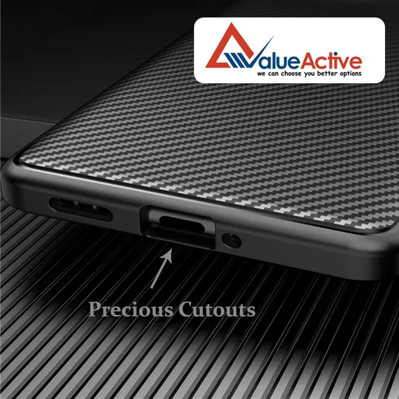 ValueActive Carbon Fiber back case cover for Redmi Note 10s - ValueActive