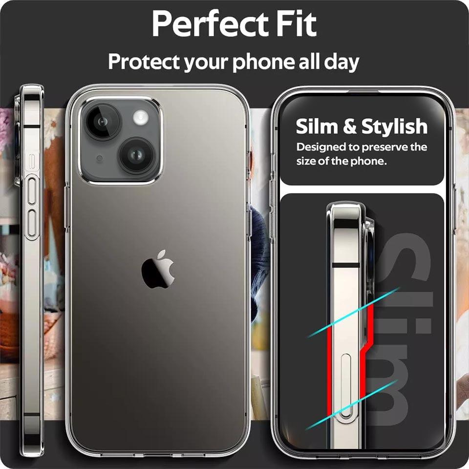 Apple iPhone 14 Soft Transparent Stylish Case - ValueActive