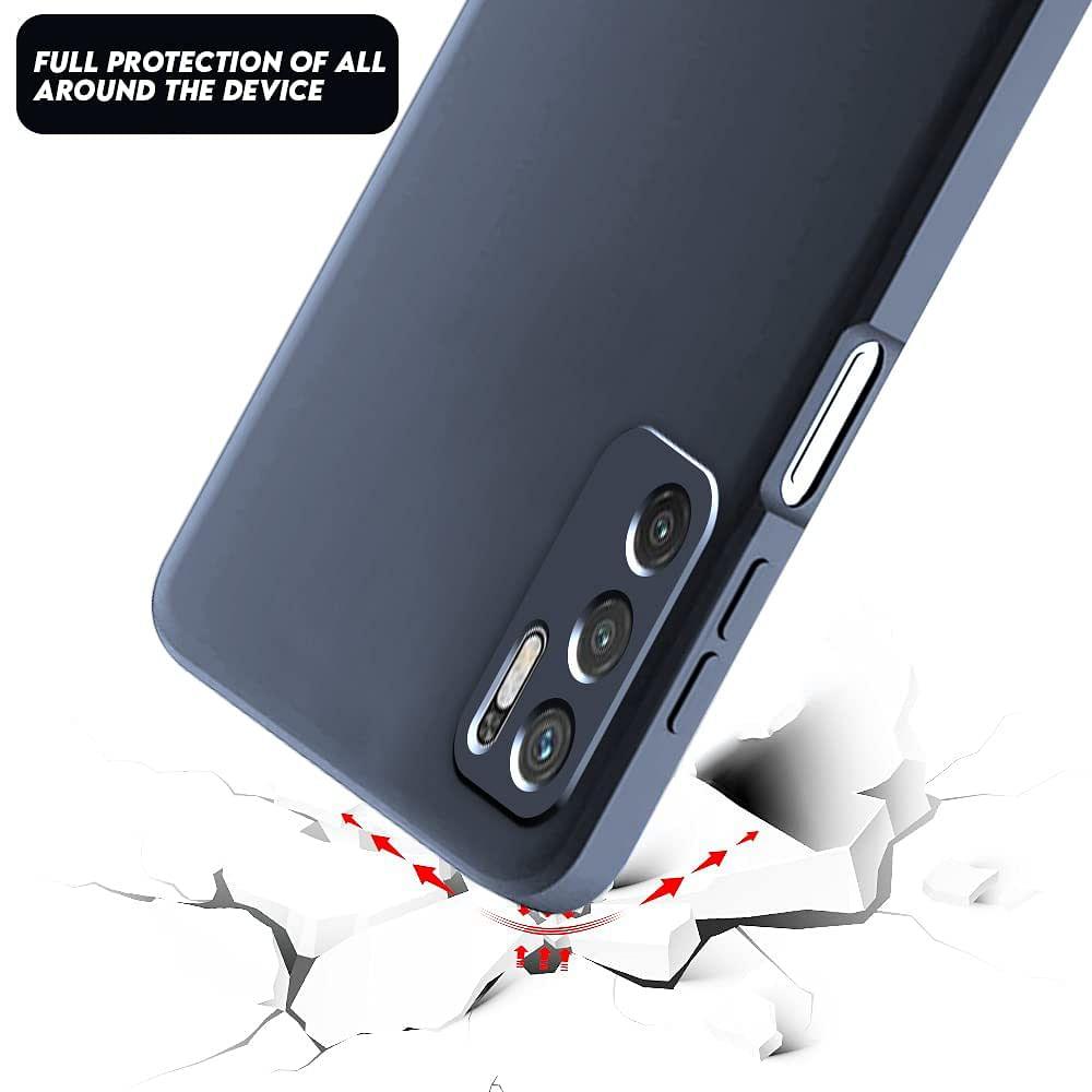 ValueActive Camera Protection Soft liquid Silicone Back Case Cover for Redmi Note 10T 5G - ValueActive
