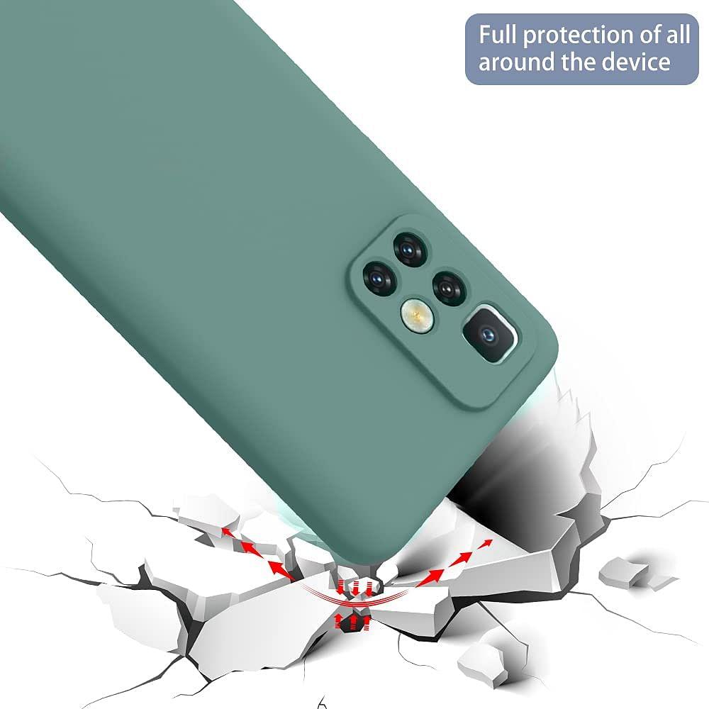ValueActive Camera Protection Soft liquid Silicone Back Case Cover for Mi Redmi 10 Prime - ValueActive