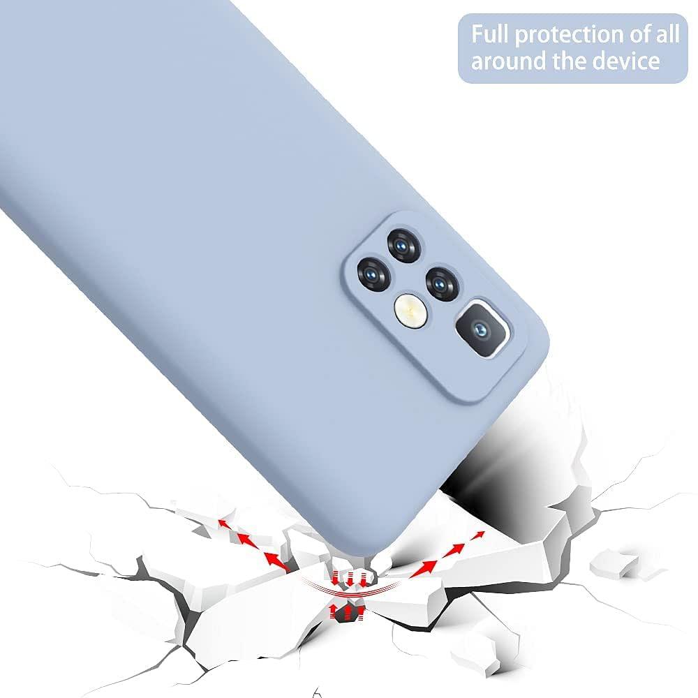 ValueActive Camera Protection Soft liquid Silicone Back Case Cover for Mi Redmi 10 Prime - ValueActive