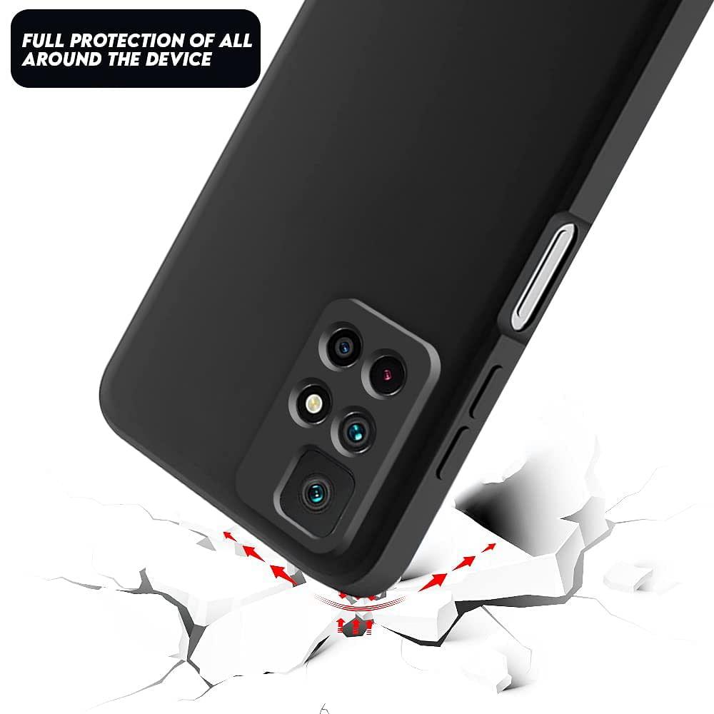 ValueActive Camera Protection Soft liquid Silicone Back Case Cover for Redmi Note 11T 5G/Poco M4 Pro 5G - ValueActive