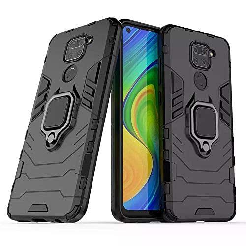 ValueActive Bumper Protection Armor with Ring Holder Back Cover for Redmi Note 9 - ValueActive