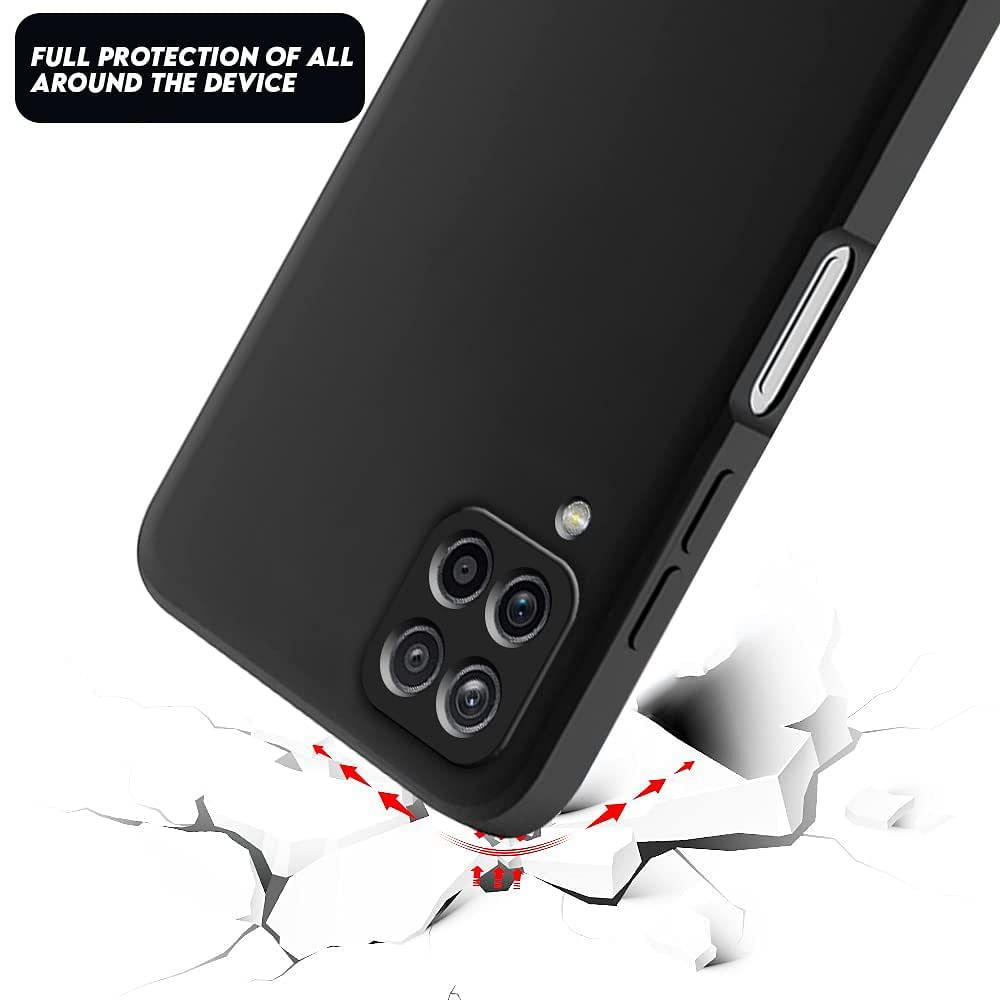 ValueActive Camera Protection Soft liquid Silicone Back Case Cover for Samsung Galaxy F62 - ValueActive