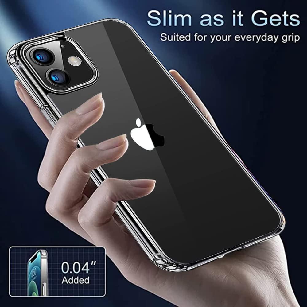 ValueActive Crystal Clear Hard TPU Camera & Drop Protection Bumper Back Case Cover for iPhone 11 - ValueActive