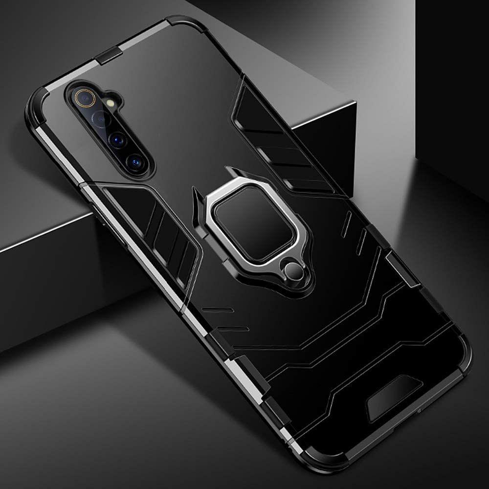 ValueActive Bumper Protection Armor with Ring Holder Back Cover for OnePlus Nord - ValueActive