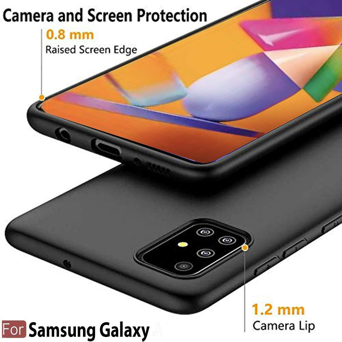 Samsung Galaxy M31S Back Cover Case Soft Flexible