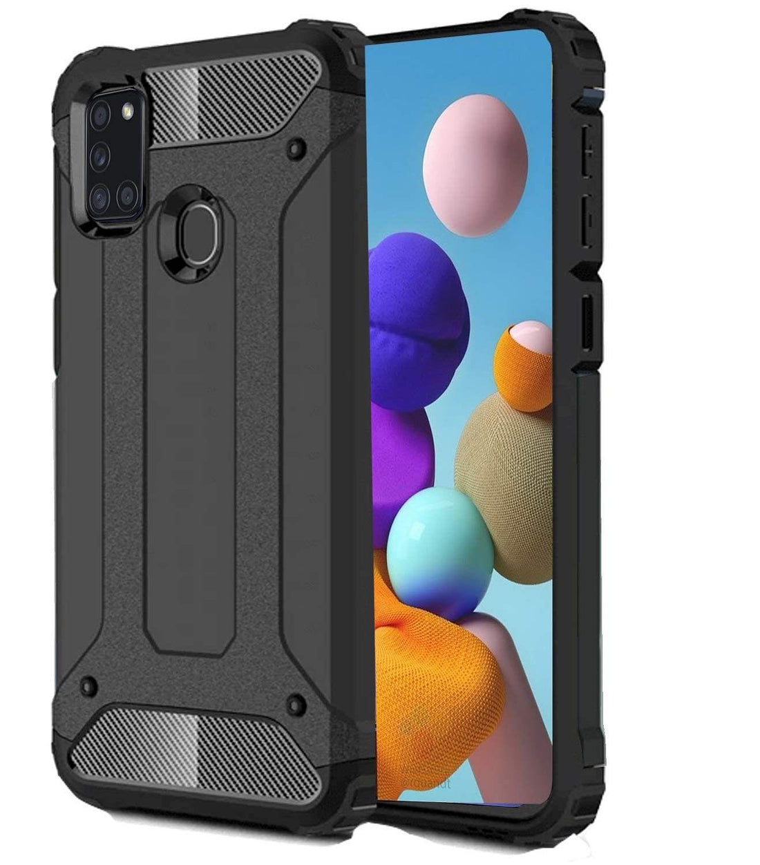 ValueActive Shock Proof 360 Protection Bumper Back Cover Case for Samsung Galaxy A21S - ValueActive