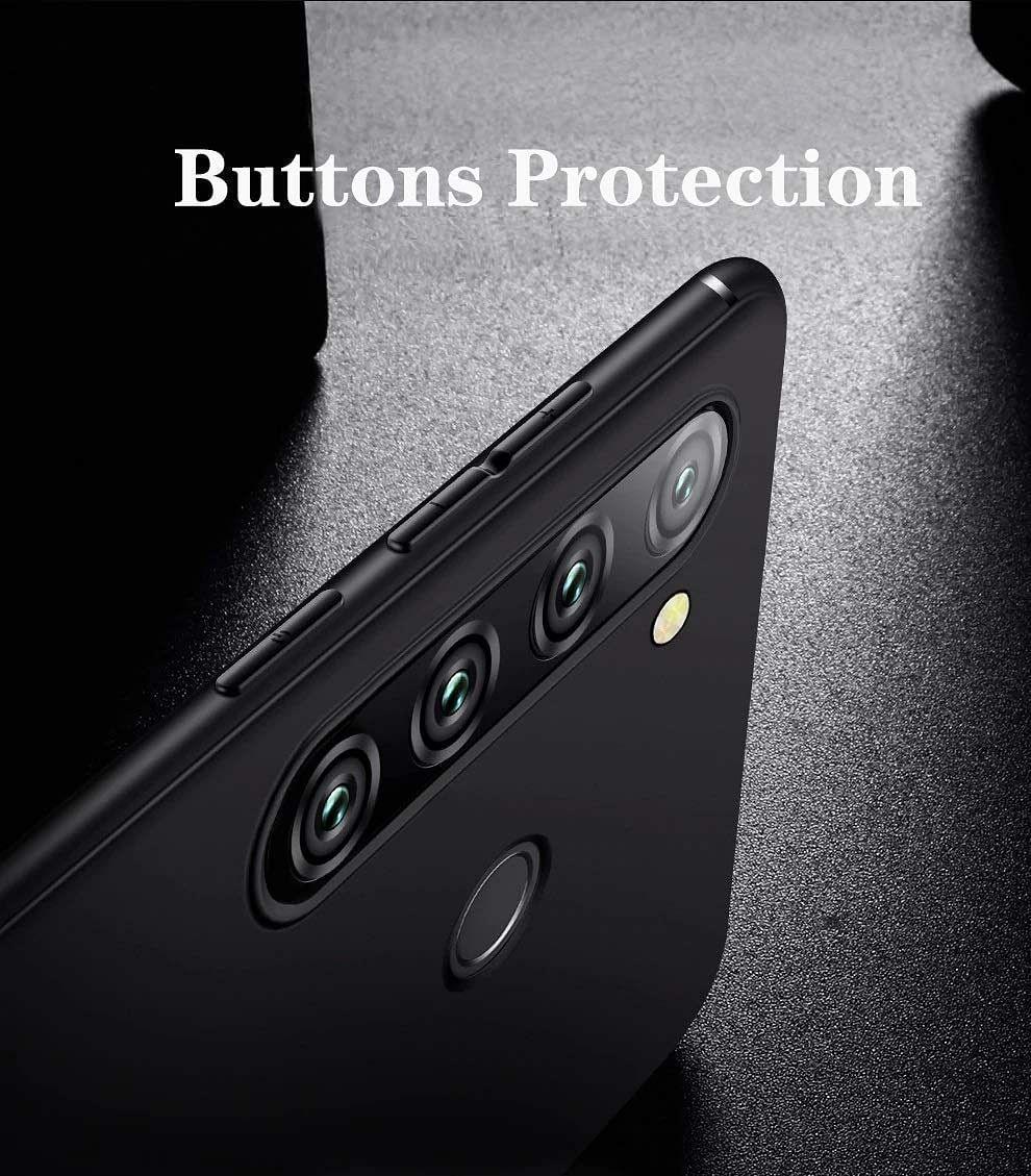 ValueActive Camera Protection Back Cover Case for Realme 5 / Realme 5s / Realme 5i / Narzo 10 (Black) - ValueActive