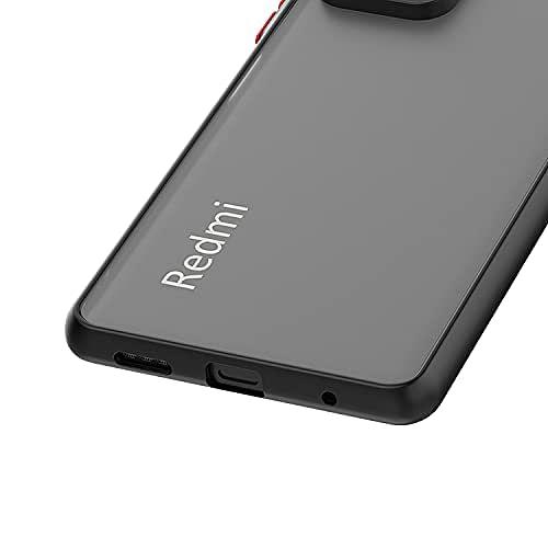 Valueactive Slim Camera Protection Smock Back Cover for Redmi Note 10T 5G / Poco M3 Pro 5G (Black) - ValueActive