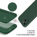 Iphone 13 Mini Back Cover Case Liquid Silicone