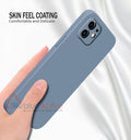 ValueActive Camera Protection Soft liquid Silicone Back Case Cover for Apple iPhone 12 - ValueActive