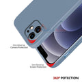 Iphone 12 Mini Back Cover Case Liquid Silicone