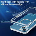 ValueActive Crystal Clear Hard TPU Camera & Drop Protection Bumper Back Case Cover for iPhone 14 - ValueActive