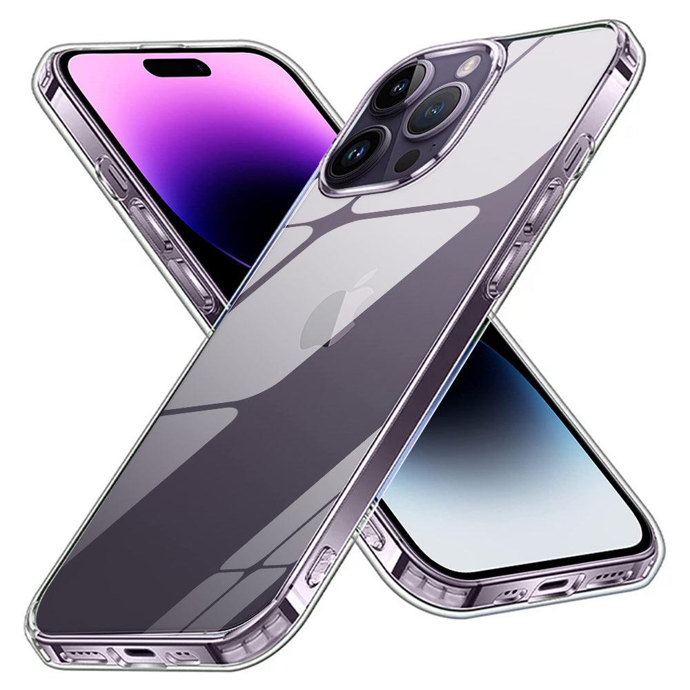 ValueActive Crystal Clear Hard TPU Camera & Drop Protection Bumper Back Case Cover for iPhone 14 Pro Max - ValueActive