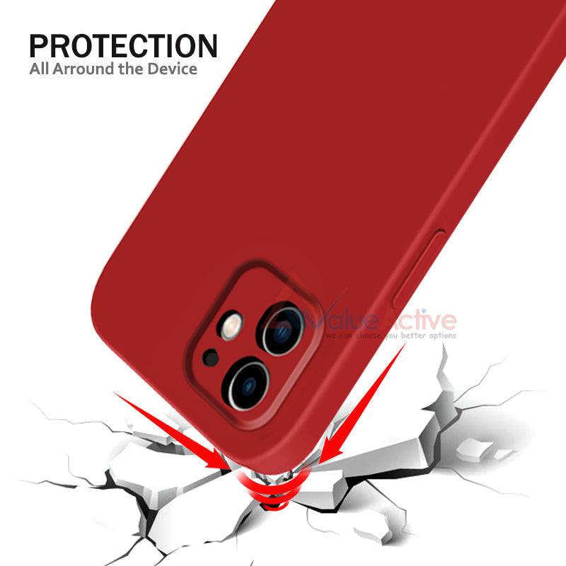 Iphone 12 Mini Back Cover Case Liquid Silicone