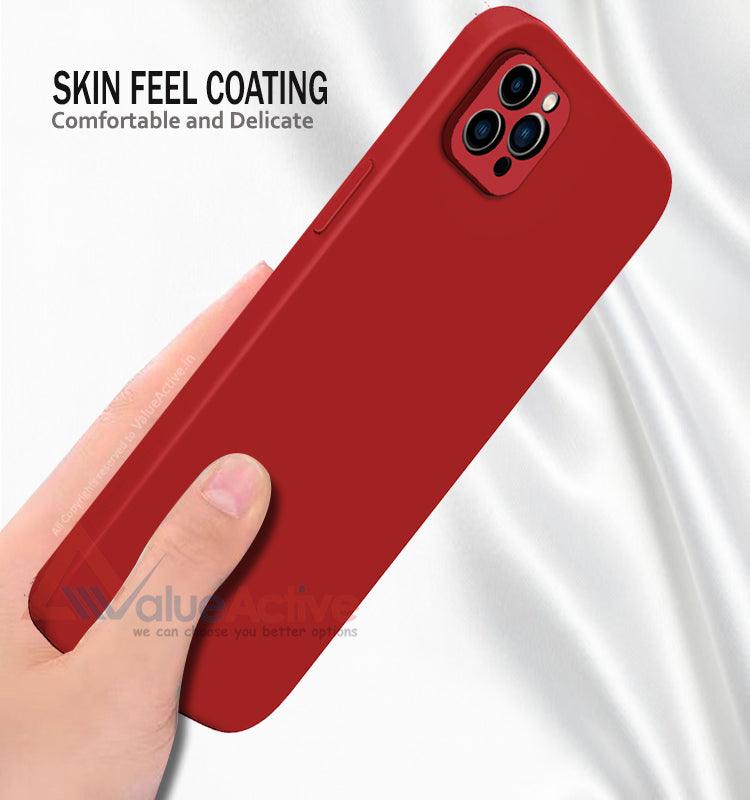 ValueActive Camera Protection Soft liquid Silicone Back Case Cover for Apple iPhone 13 Pro Max - ValueActive
