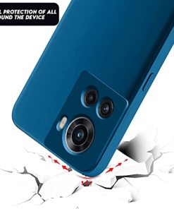 Winble Back Case Cover for OnePlus 10R 5G Back Cover Case Camera Protection Soft Liquid Silicone Protective Back Cover Designed for OnePlus 10ROne Plus 10R Blue 0 0