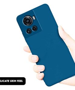 Winble Back Case Cover for OnePlus 10R 5G Back Cover Case Camera Protection Soft Liquid Silicone Protective Back Cover Designed for OnePlus 10ROne Plus 10R Blue 0 3