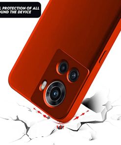 Winble Back Case Cover for OnePlus 10R 5G Back Cover Case Camera Protection Soft Liquid Silicone Protective Back Cover Designed for OnePlus 10ROne Plus 10R Red 0 0