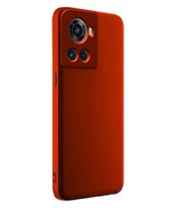 Winble Back Case Cover for OnePlus 10R 5G Back Cover Case Camera Protection Soft Liquid Silicone Protective Back Cover Designed for OnePlus 10ROne Plus 10R Red 0 4