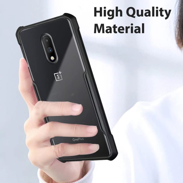 Winble Back Case Cover for OnePlus 6T OnePlus 7 Back Cover Crystal Clear Camera Protection Airbag PC TPU Bumper Back Cover for OnePlus 6T OnePlus 7 0 3